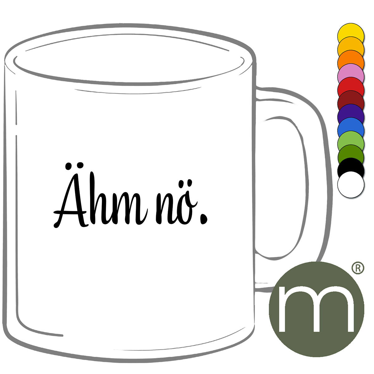 Tasse Klassik #11200 - Ähm nö.