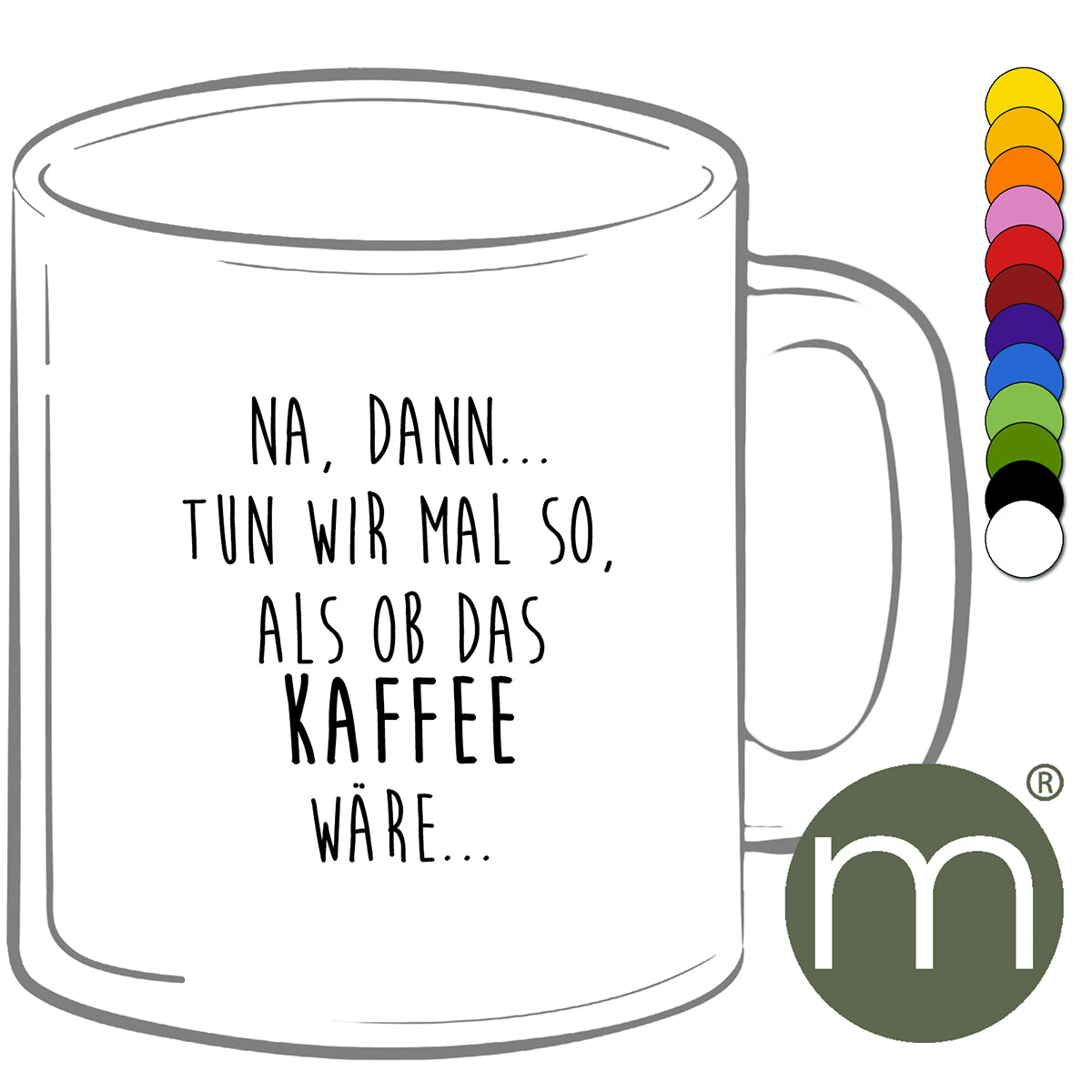 Tasse Klassik #11206 - ob das KAFFEE...