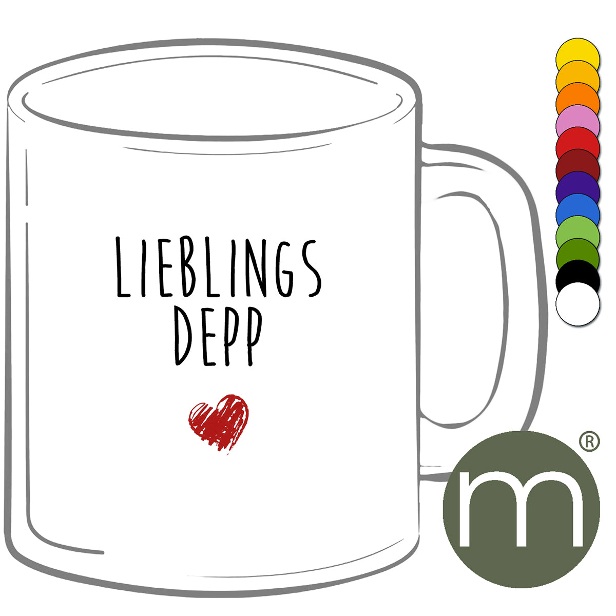 Tasse Klassik #11209 - LIEBLINGS DEPP