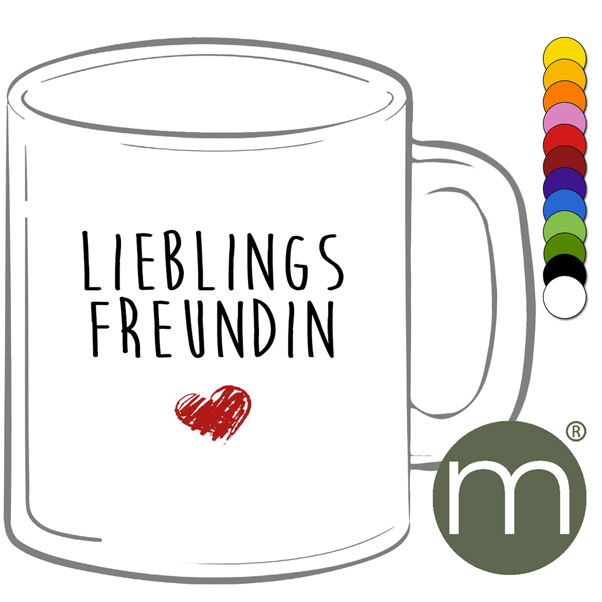 Tasse Klassik #11211 - LIEBLINGS FREUNDIN