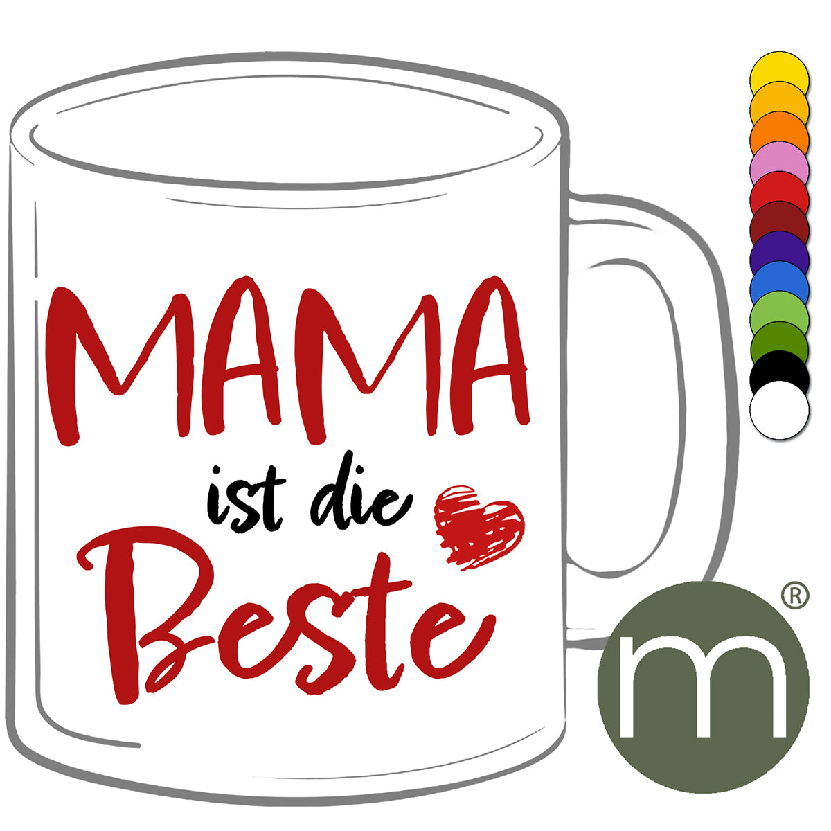 Tasse Klassik #11215 - Mama ist die Beste