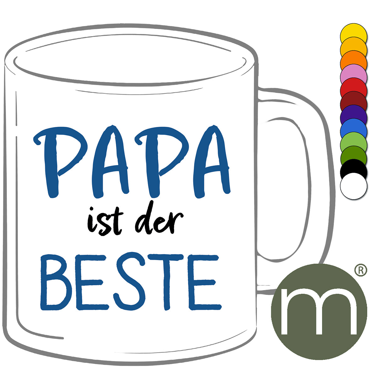 Tasse Klassik #11216 - Papa ist der Beste