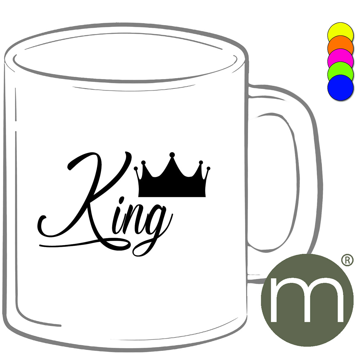 Tasse Neon #122008 - King