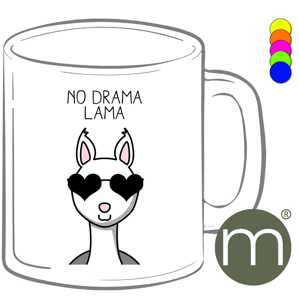 Tasse Neon #12246 - No Drama Lama