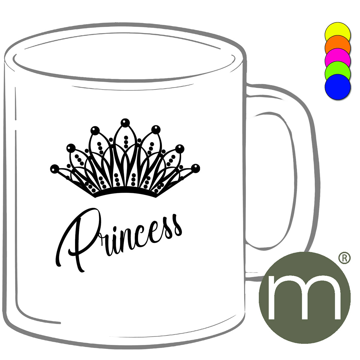 Tasse Neon #12256 - Princess