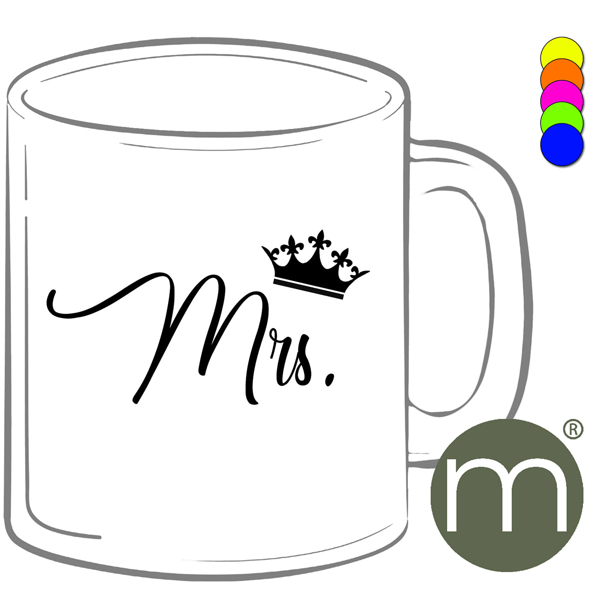 Tasse Neon #12286 - mrs.