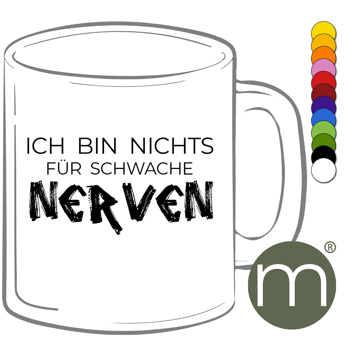 Tasse Klassik #11235 - nichts für schwache Nerven