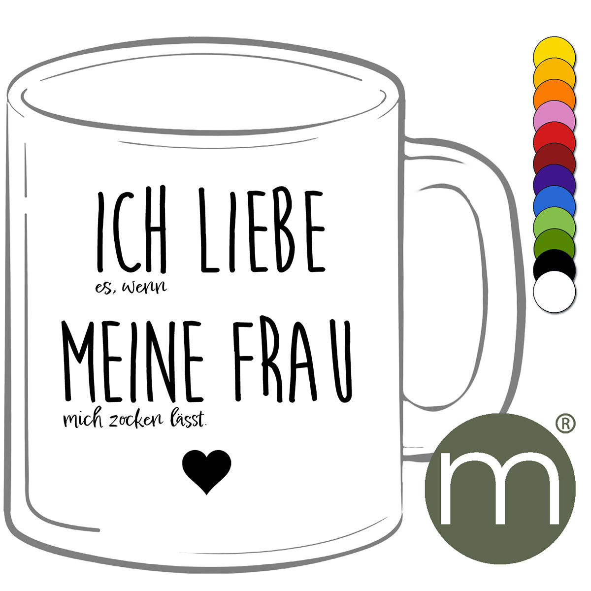 Tasse Klassik #11245 - Ich liebe...