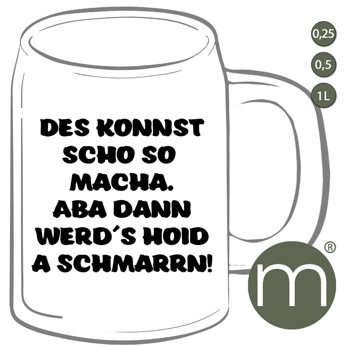 Krug #30402 - Des konnst scho macha...