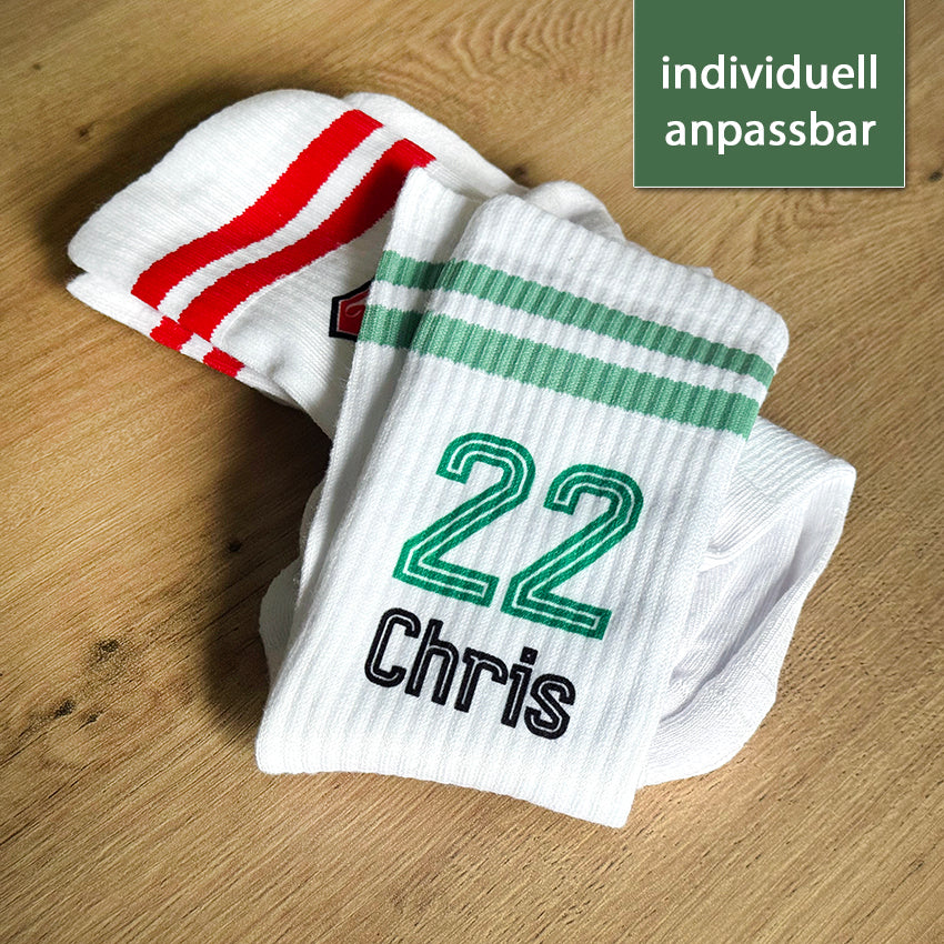 Bedruckte Tennissocken: DEIN Motiv