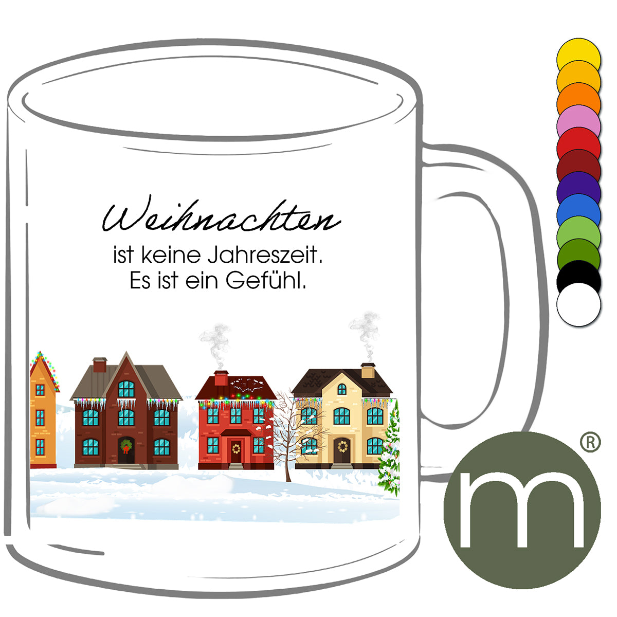 Tasse Klassik #11905 - Weihnachten ist...