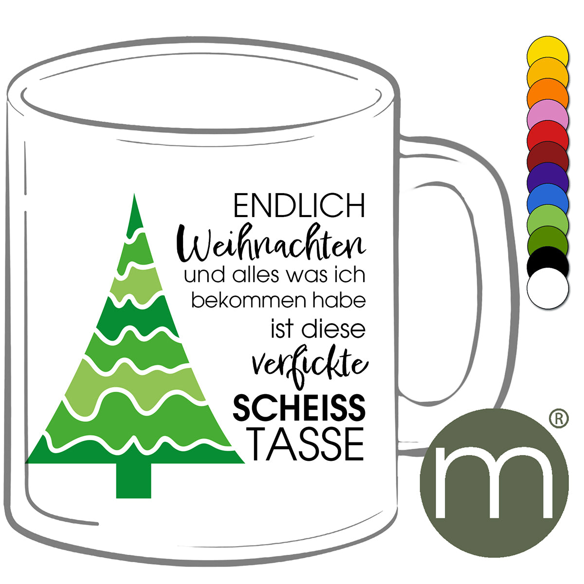 Tasse Klassik #11909 - Endlich Weihnachten...