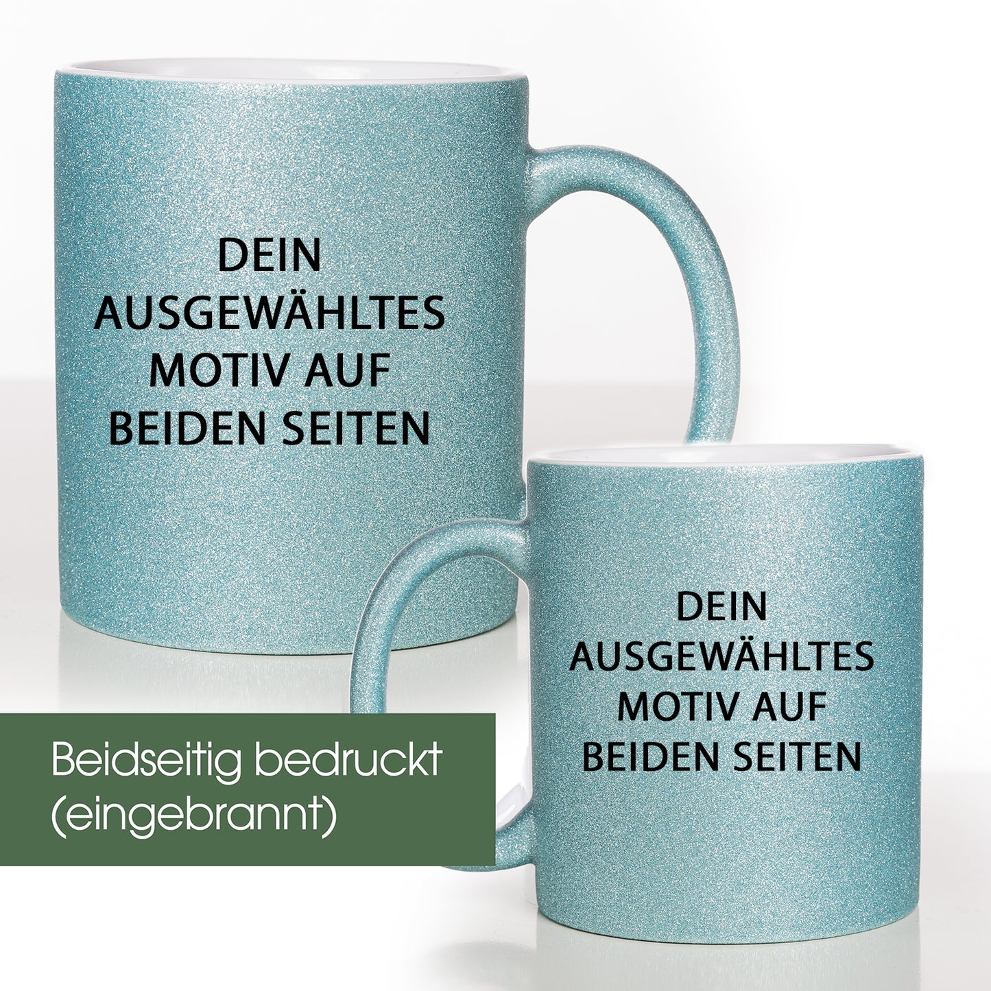 Tasse Glitzer #13229 - zu Vino sag ich nie no