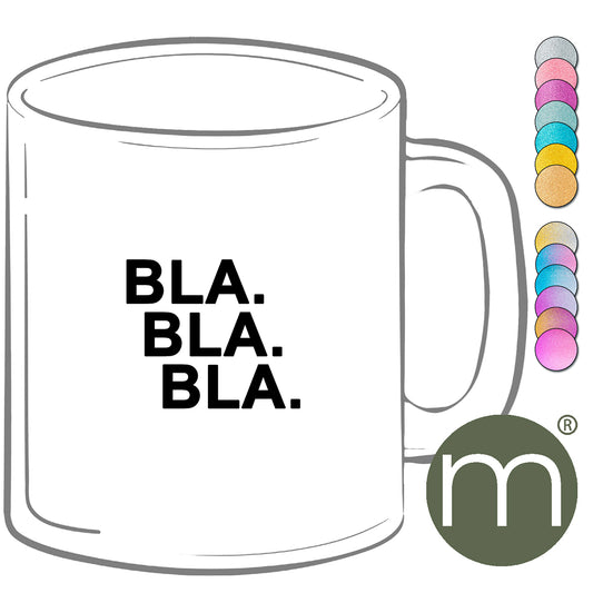 Tasse Glitzer #13278 - BLA. BLA. BLA.