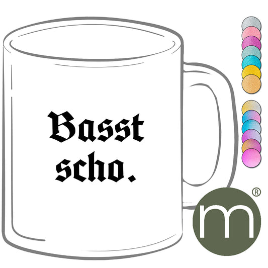 Tasse Glitzer #13400 - Basst scho.