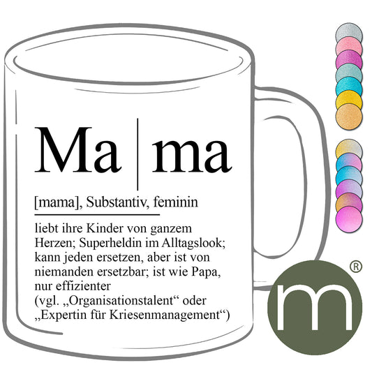 Tasse Glitzer #13500 - Mama