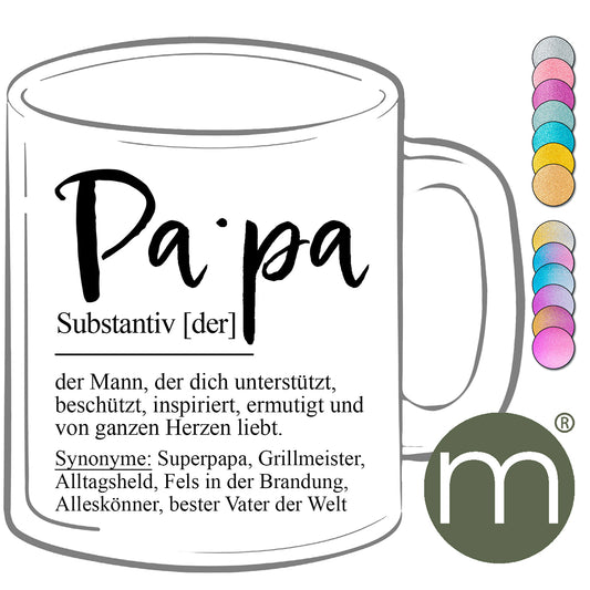 Tasse Glitzer #13501 - Papa